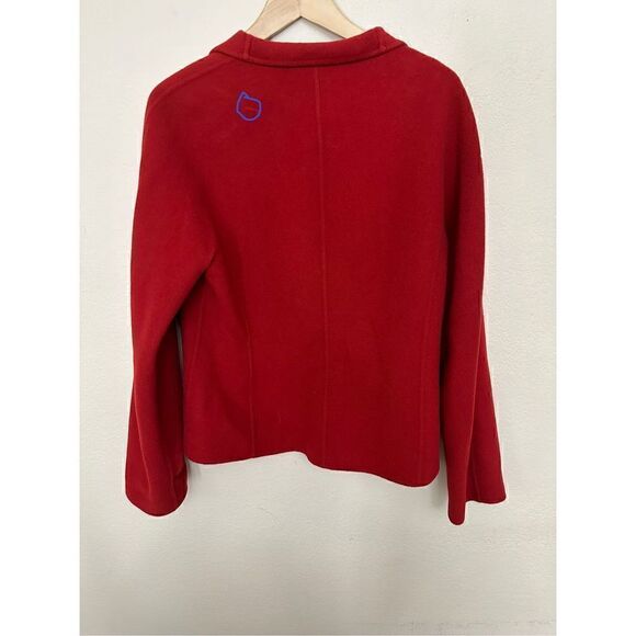 Linda Allard Ellen Tracy Size 14
Fleeced 100% Wool RED Blazer
Jacket Chic Lines - Picture 3 of 9